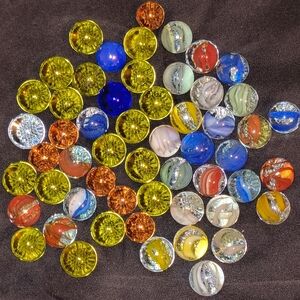 Colorful Glass Marbles Collection